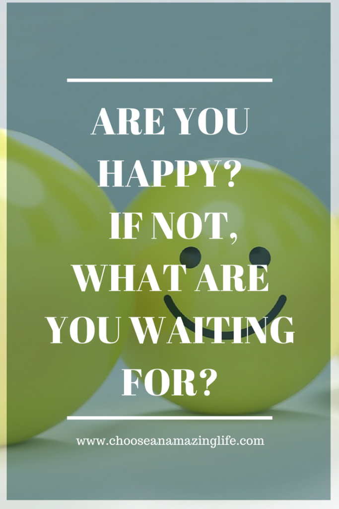 Are you happy? For years I claimed that I would be happy when I finally reached my goal size (my pre-pregnancy weight) and the lessons I have learned from that experience have really opened my eyes- click here to find out what you can do to feel happy now!