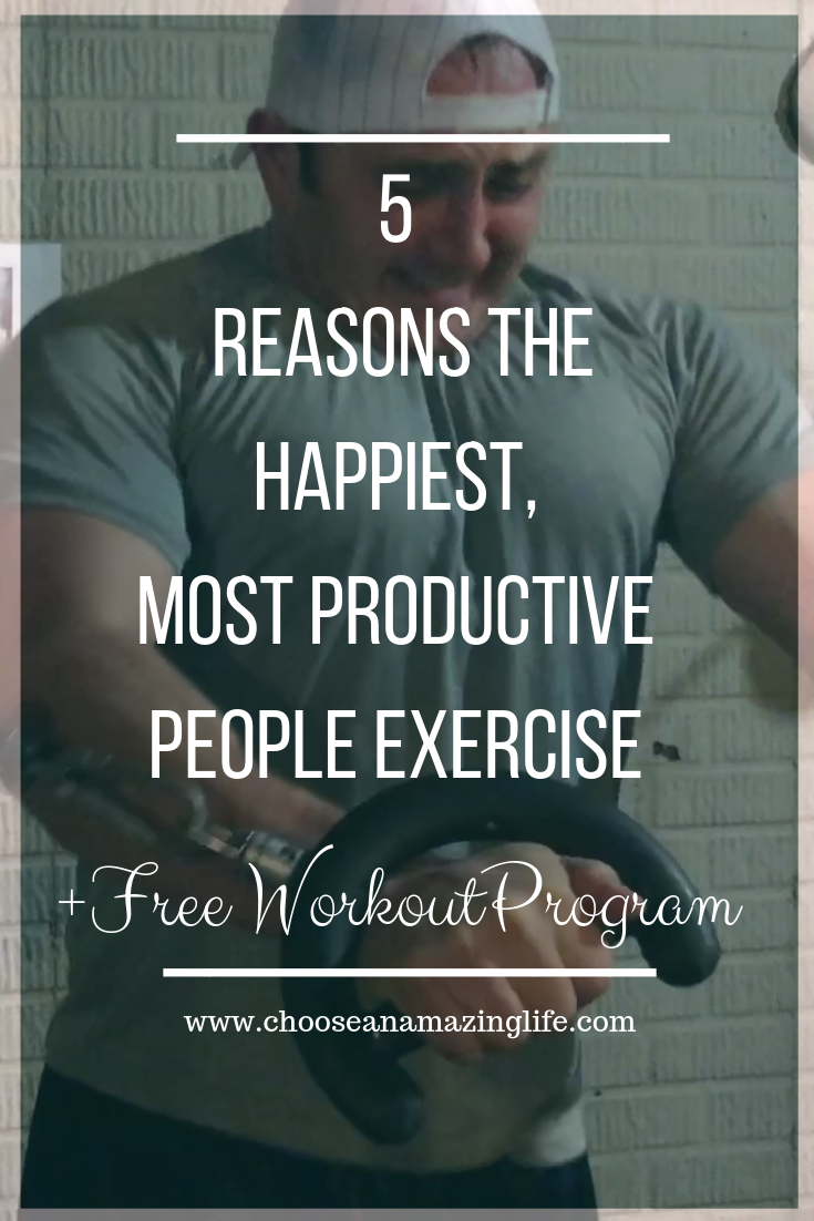 If you want to be healthy, happy, and successful, exercise is a MUST. Find out why!