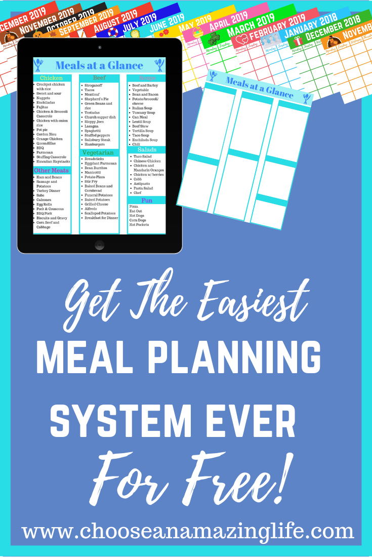 Do you struggle with figuring out what is for dinner? For years I would stare at my fridge and freezer not being able to figure out what to make. I have finally cracked the code on meal planning and really want to help my fellow moms out! Get your free cheat-sheet here!