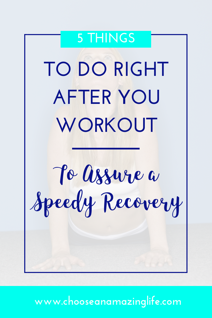 After working out, it is crucial to do these 5 things to recover.