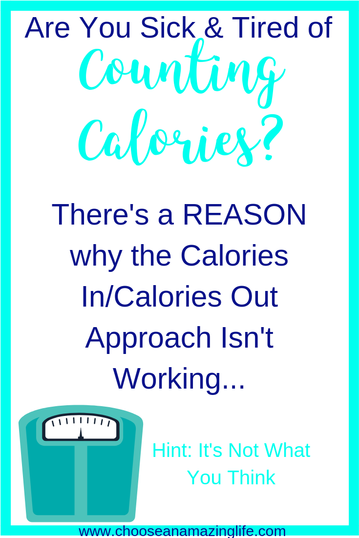With so many diets and programs out there proclaiming that counting calories in/ calories out will help you lose weight, why are so many left without the results they want? 