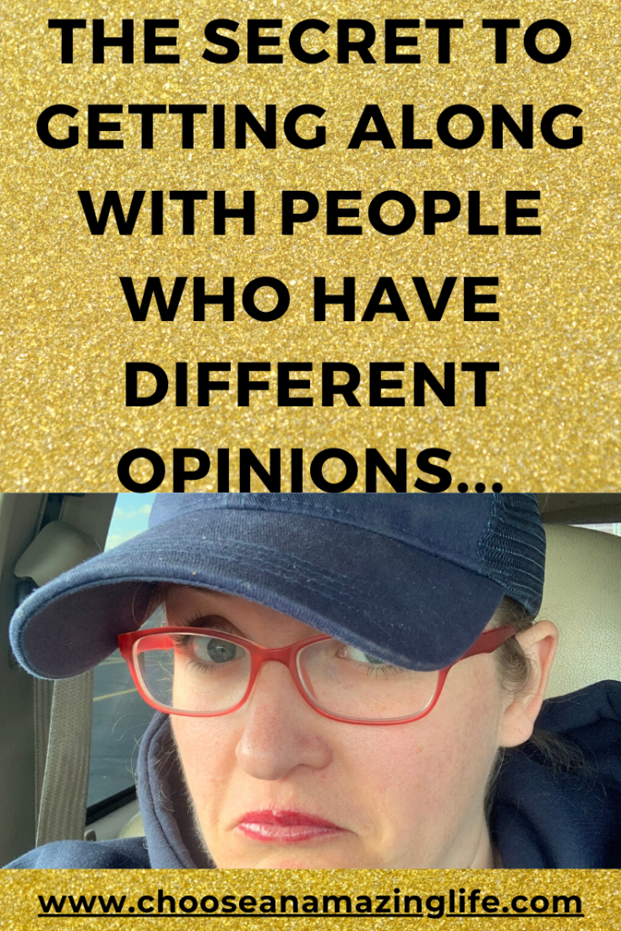 Do you know someone with really strong opinions? Do you have a hard time accepting people who see things differently than you? Why Can't We All Just Get Along? Here is a little analogy to help us get along